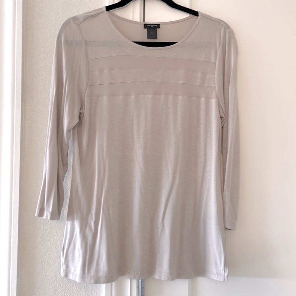 Ann Taylor Mauve Rayon Top